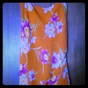 RALPH LAUREN PLUS SIZE FLORAL SKIRT